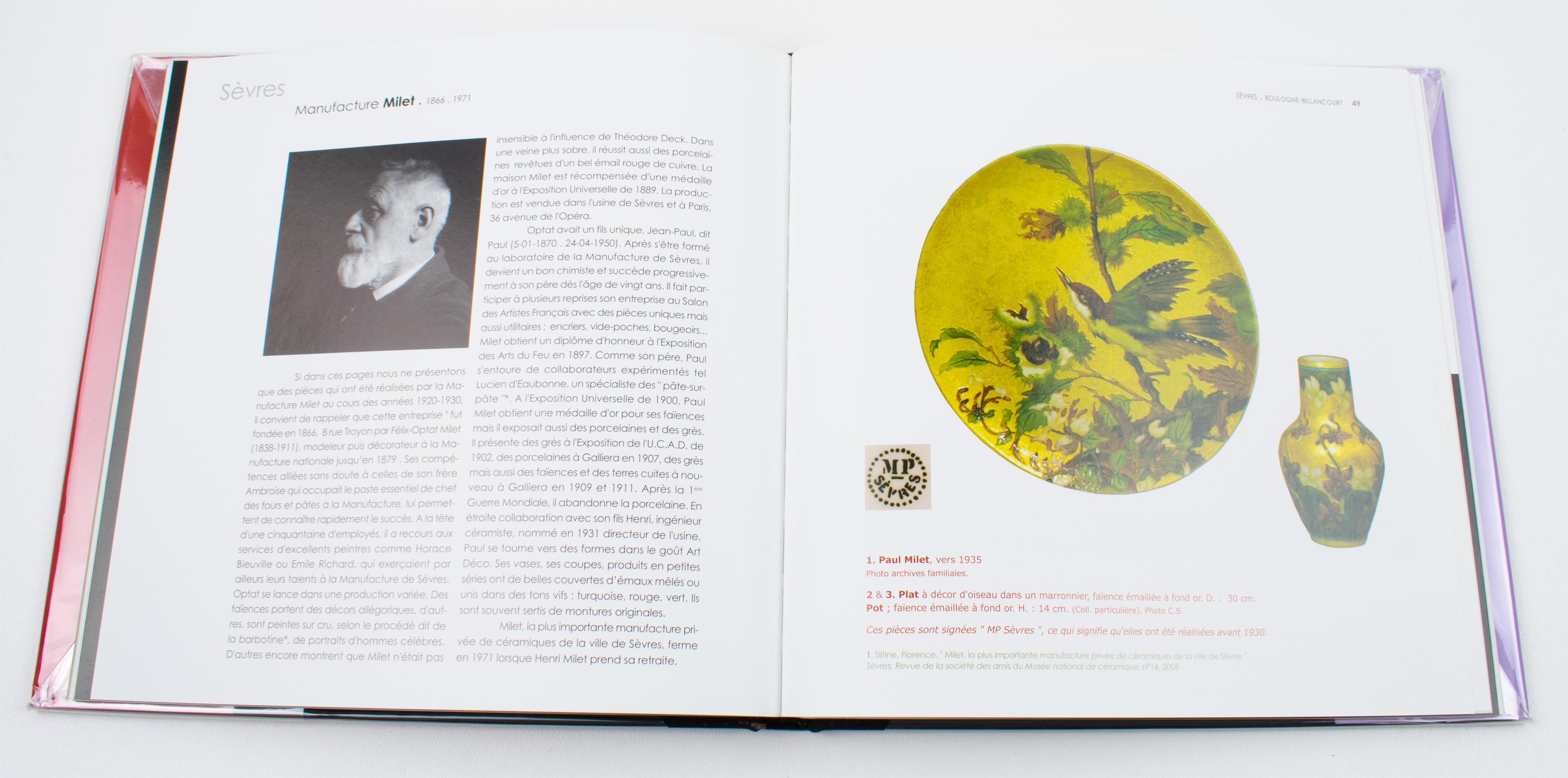 Papier Sèvres Boulogne-Billancourt, céramique indépendante, livre français de F. Slitine 2007 en vente