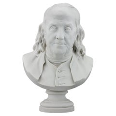Sèvres Bust of Benjamin Franklin after Jean-Antoine Houdon