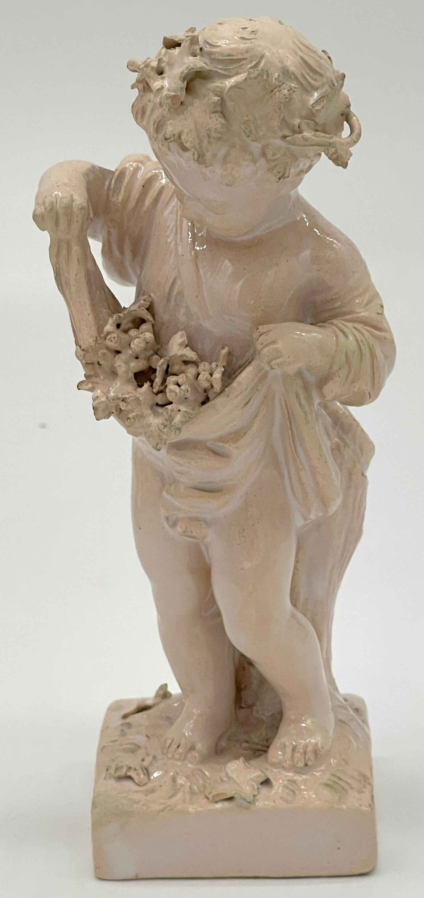 Sèvres-Creamware-Figuren mit dem Symbol der Four Seasons, nach/von Bachelier  im Angebot 3