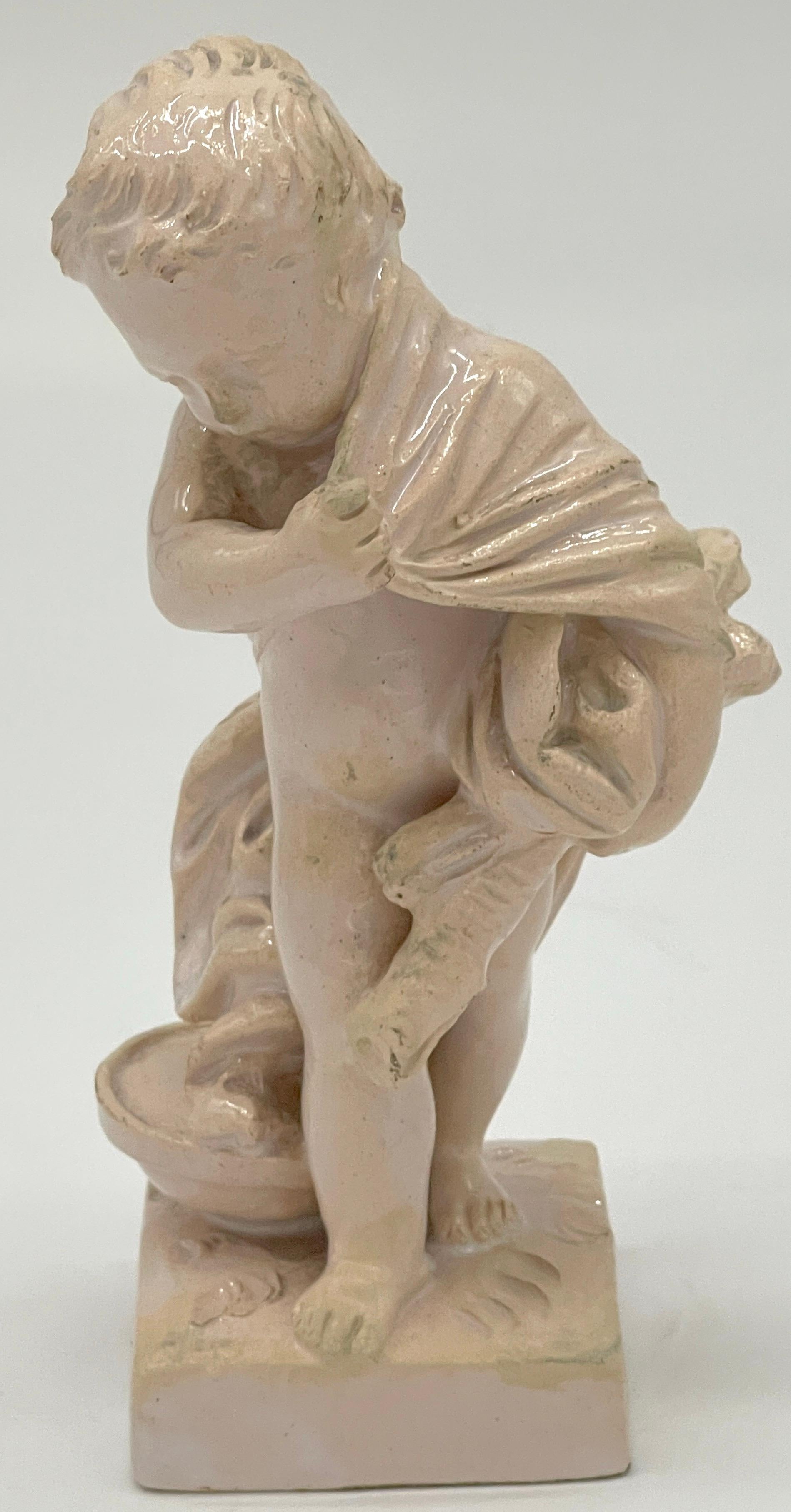 Sèvres-Creamware-Figuren mit dem Symbol der Four Seasons, nach/von Bachelier  (Keramik) im Angebot