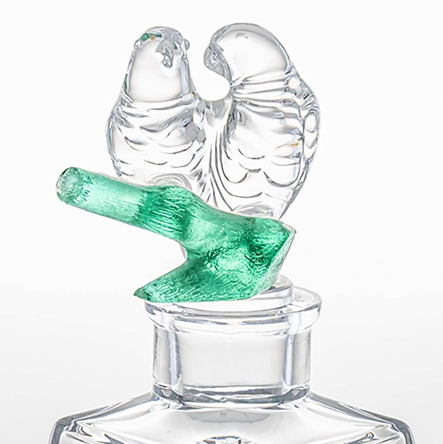 Mid-Century moderno Caraffa 'Inseparabili' in cristallo di Sèvres con inseparabili, Francia in vendita