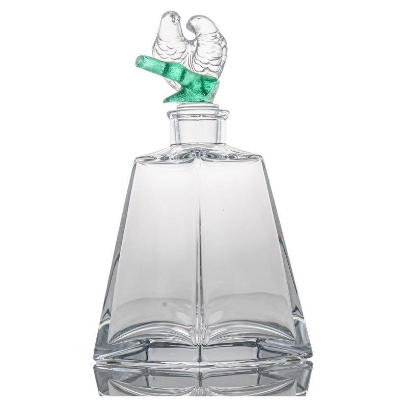 Sèvres Crystal Glass
Inseparables
Carafe with Lovebirds, France