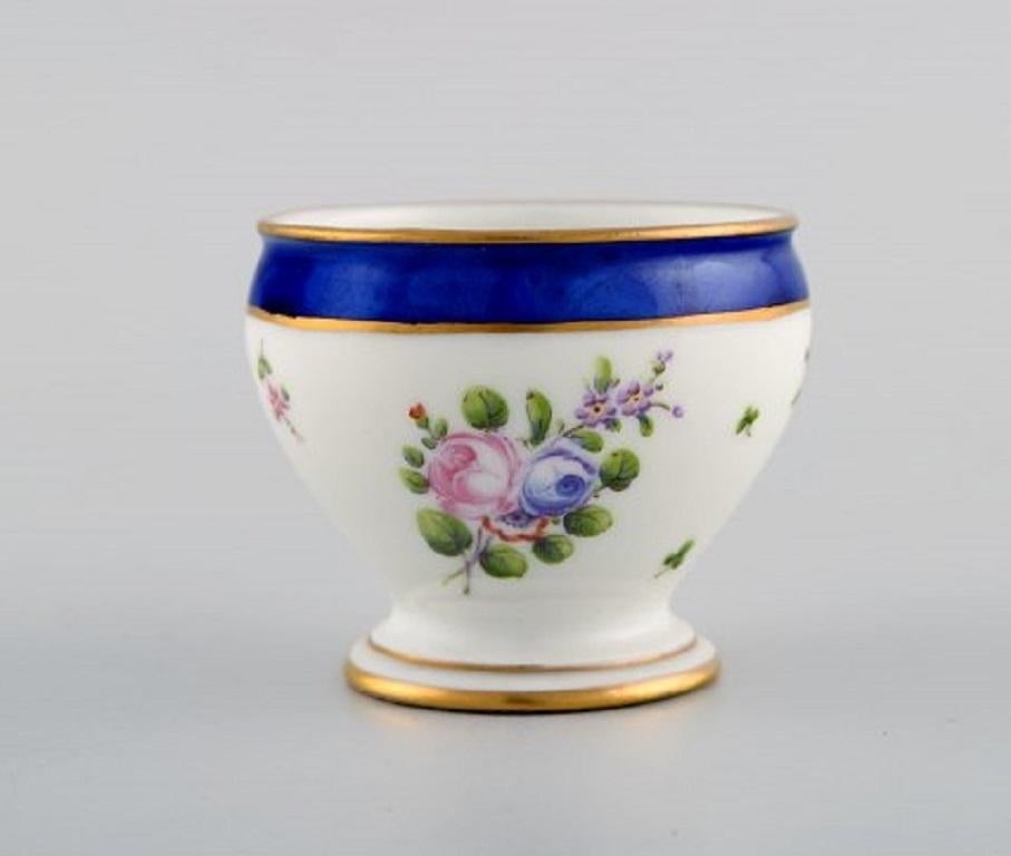 Hand-Painted Sevres, France, Two Antique Cream Cups in Hand Painted Porcelain, 19th Century For Sale