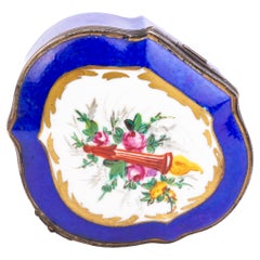 Sevres French Fine Porcelain Hand Painted Lidded Box 19th Century