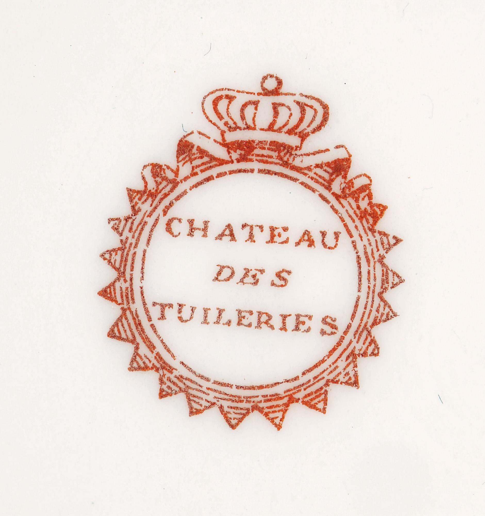 Sèvres Hand gemalt abgestimmt Porzellan Kabinett Tasse und Untertasse im Angebot 8