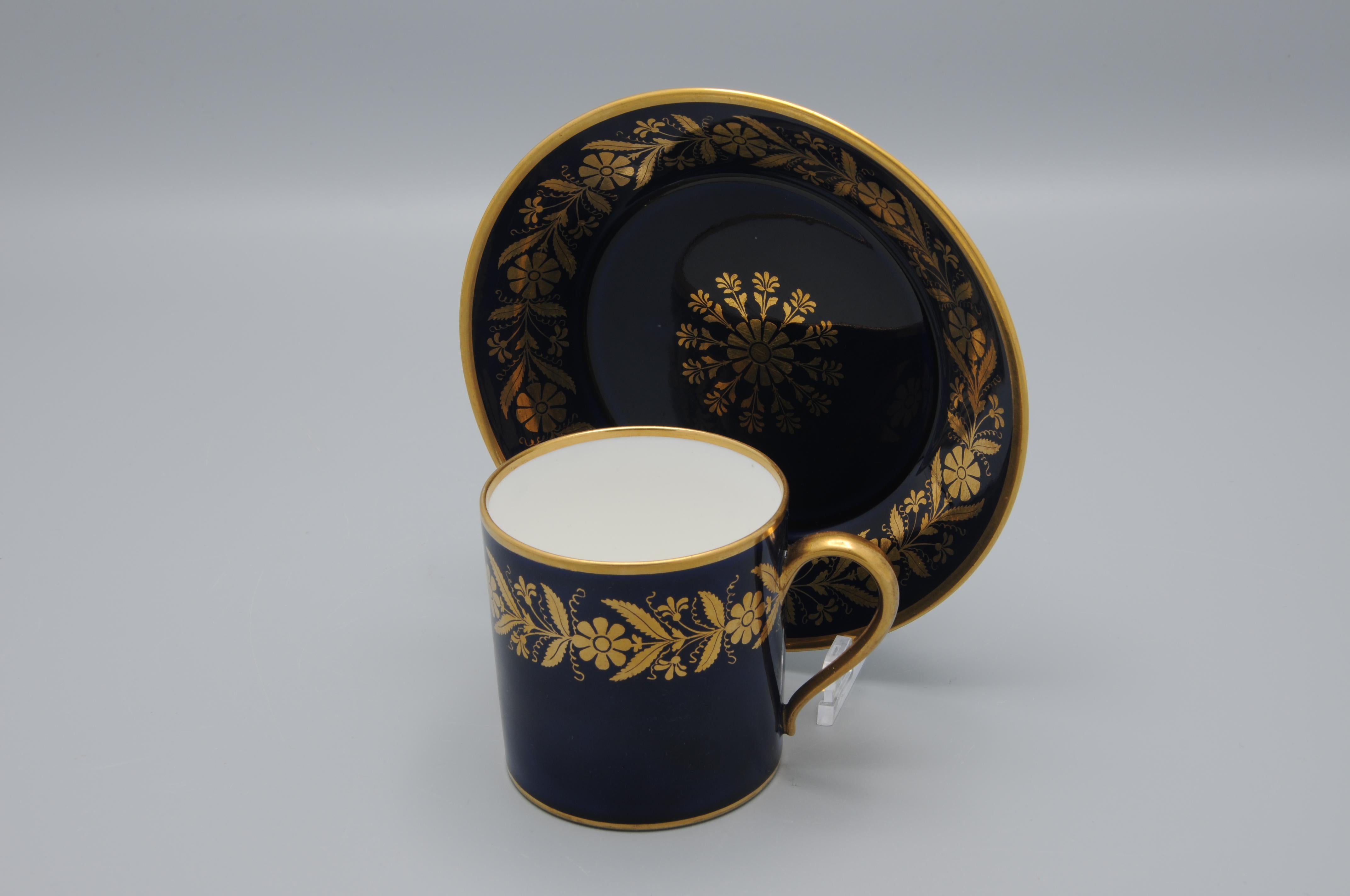 Luigi XVI Sèvres - Louis Philippe - Tazza e piattino 'Capraire', inizio XIX secolo in vendita