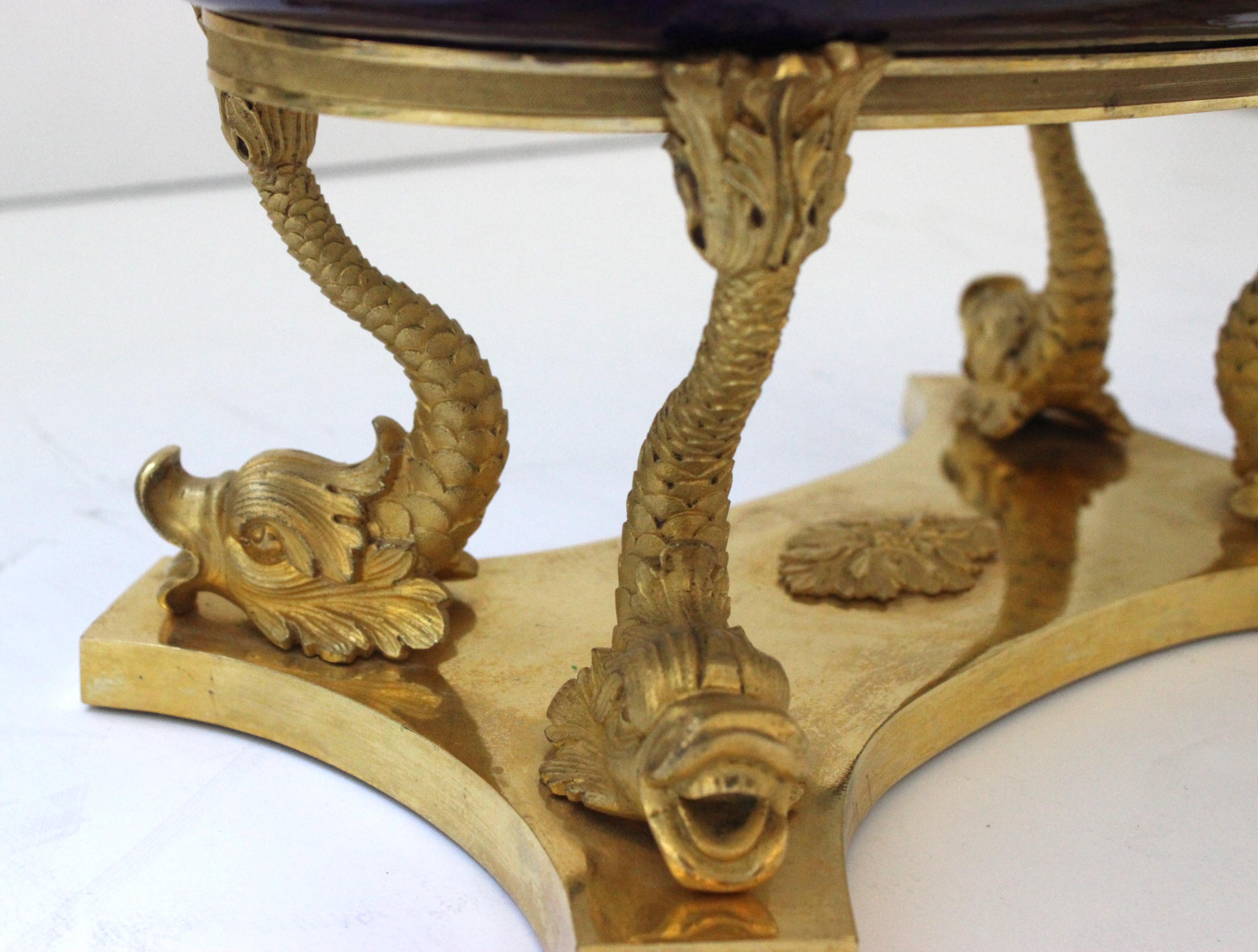 Sevres Porzellanschale im Louis XV.-Stil auf Ständer im Angebot 7