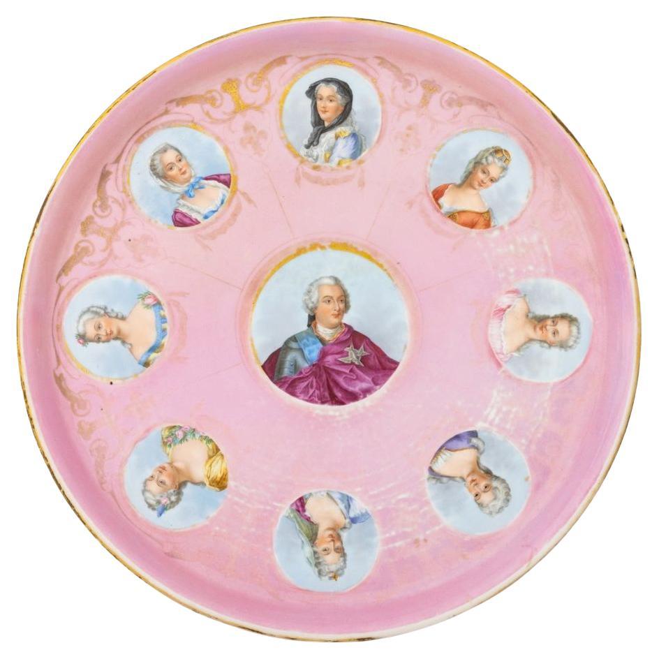 Sevres Louis XVI Portrait Porcelain Charger