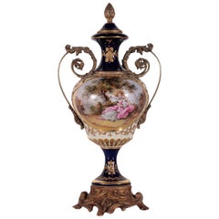 Sevres Manufacturing Vase Ceramic and Bronze, France, 20th Century