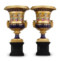 Vases Médicis de Sèvres commandés par Napoléon pour Talleyrand