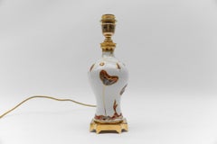 Sevres Modele et Decoration Exclusive a la Main Handmade Table Lamp Base, 1960s