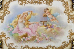 Sèvres Porcelain and Cloisonné Bronze Tray