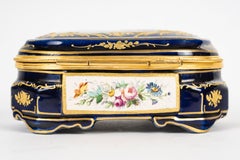 Sèvres Porcelain Box, 19th Century, Napoleon III Period.