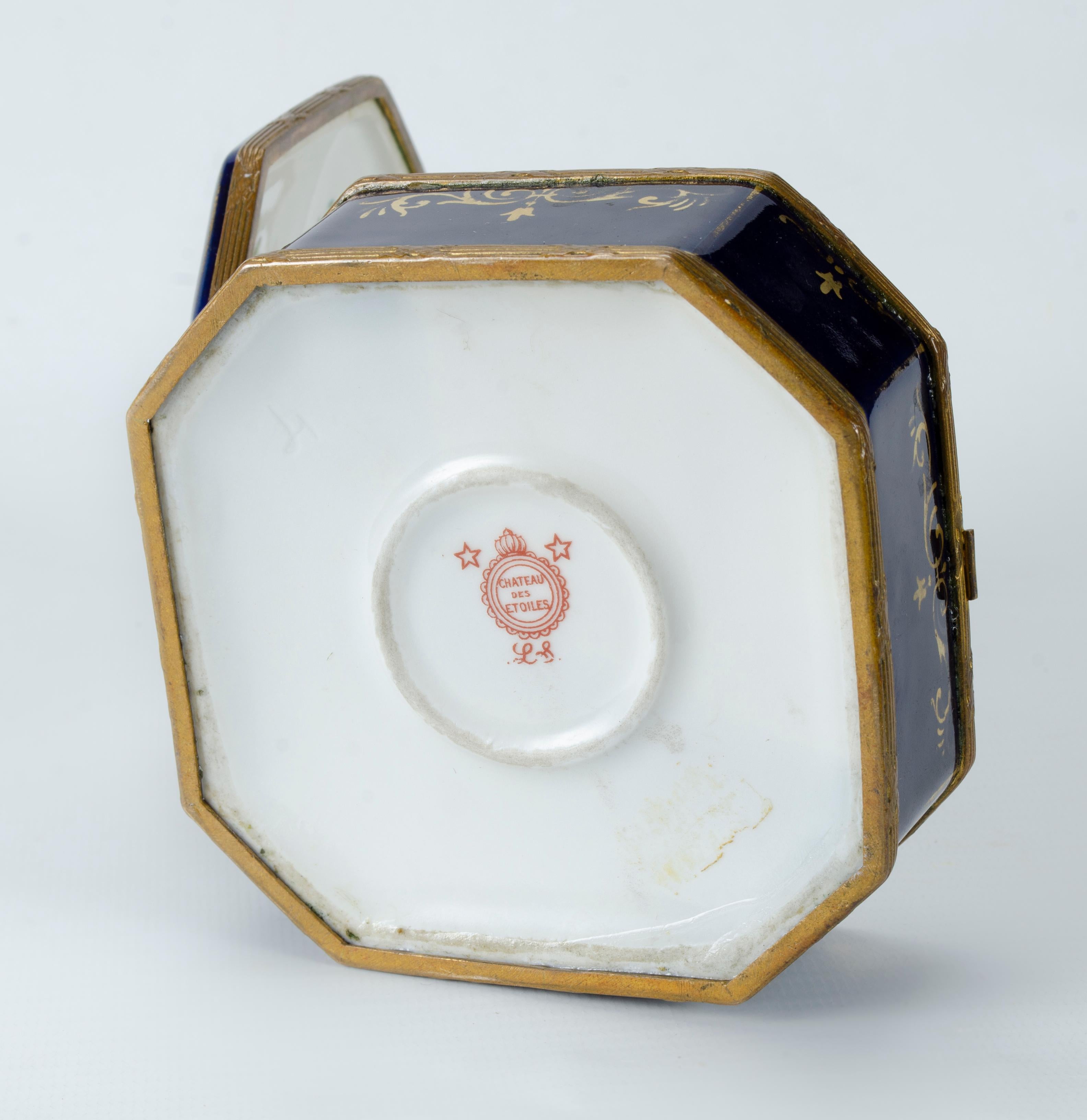 Neoclassical Sevres Porcelain Box For Sale