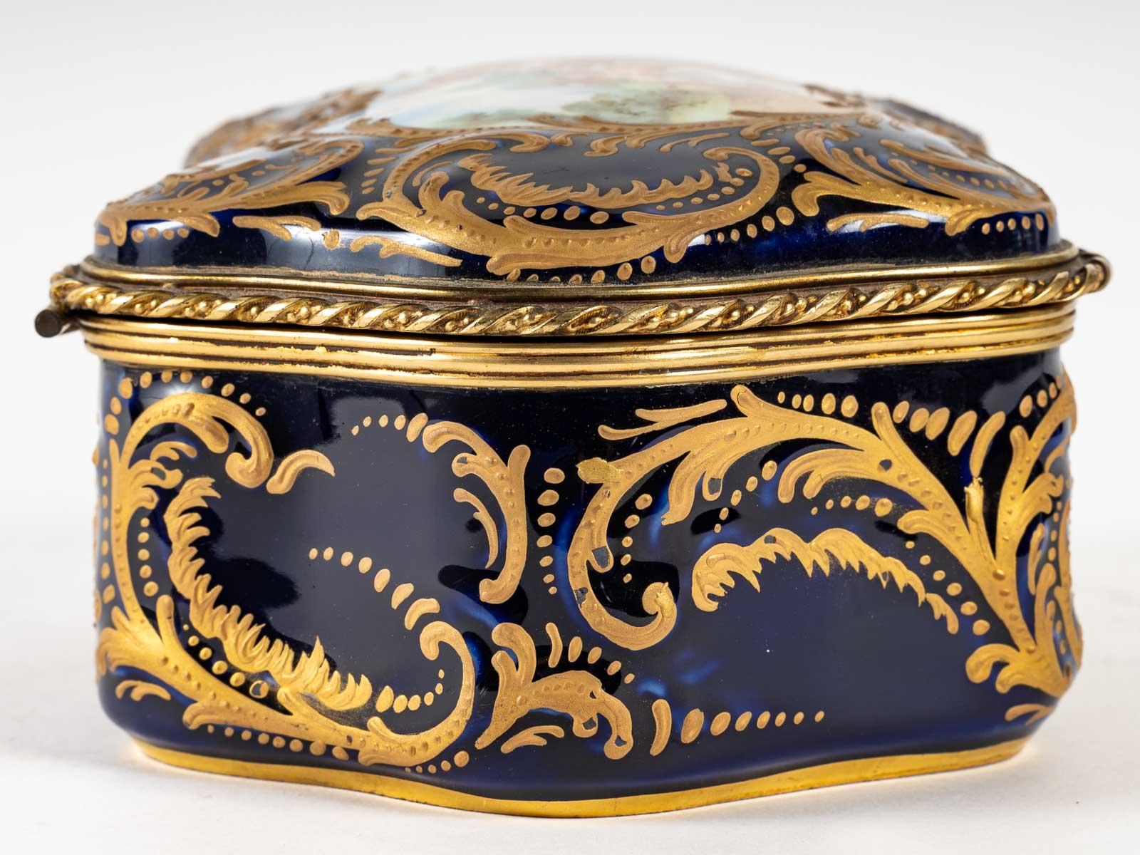 20th Century Sevres Porcelain Box