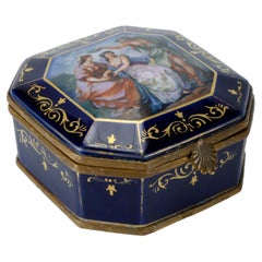 Caja de porcelana de Sevres