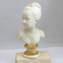 Sevres Porcelain Bust, after Houdon