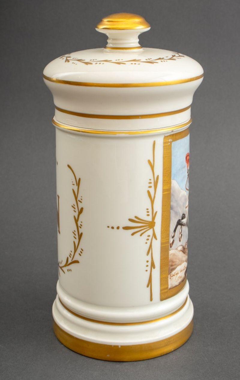 Sevres Porcelain Covered Jar, 19th century, with 