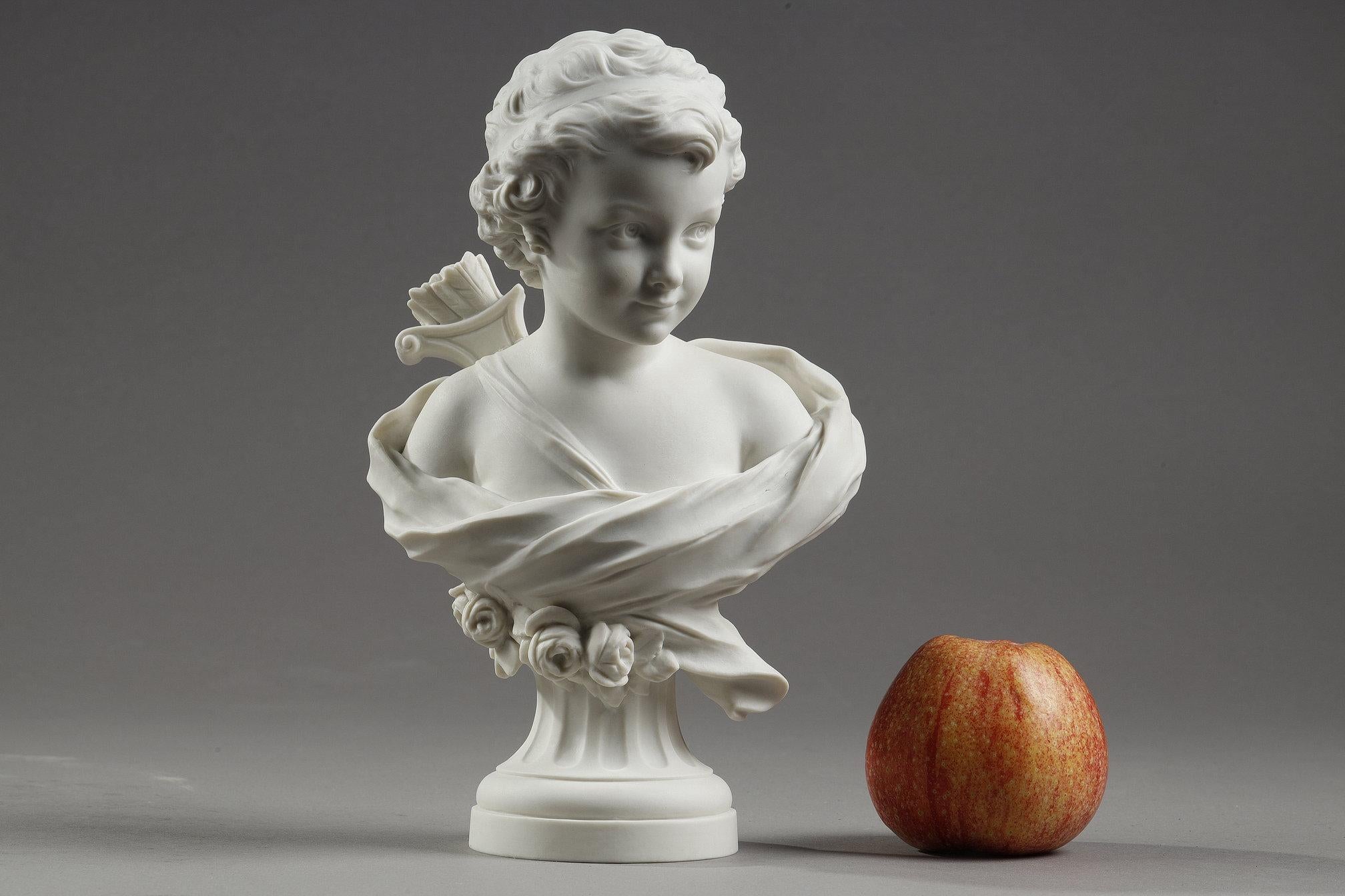 Buste de Cupidon en porcelaine de Sèvres 4