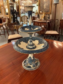 Sevres porcelain epergene / centerpiece signed Paris world fair 1889