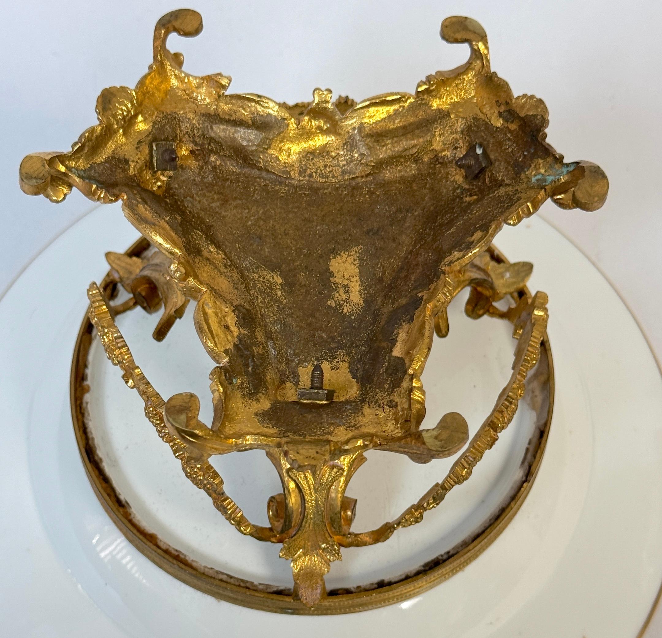 Tazza de Ormolu de porcelana de Sevres, 1838 Servicio Real de Caza del Rey Louis Philippe en venta 11