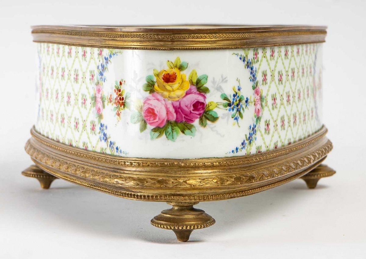 Napoleon III Sevres Porcelain Planter