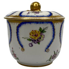 Sevres Porcelain Sucrier and Cover, Dated 1783