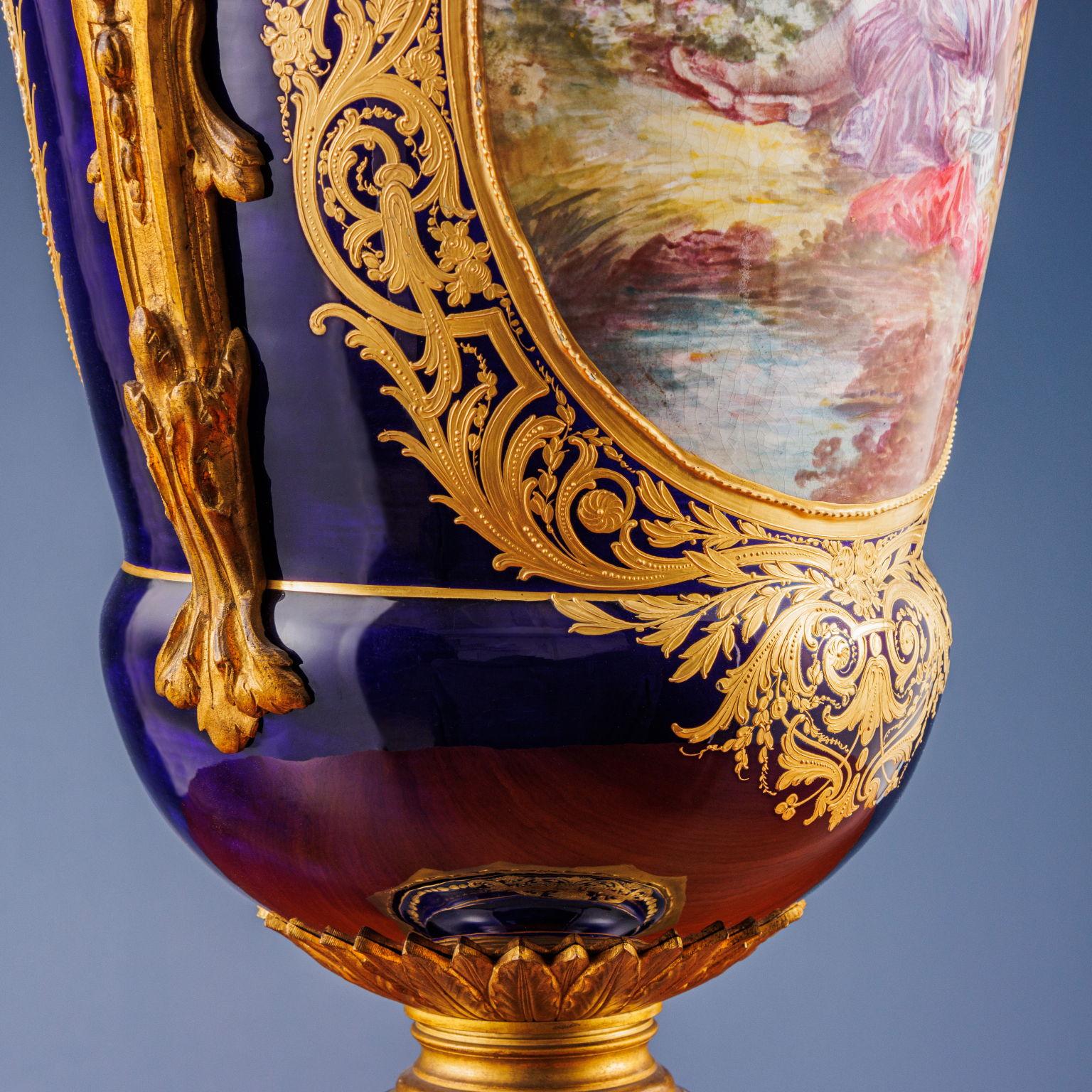 19th Century Sèvres Porcelain Vase, France, XIX Century For Sale