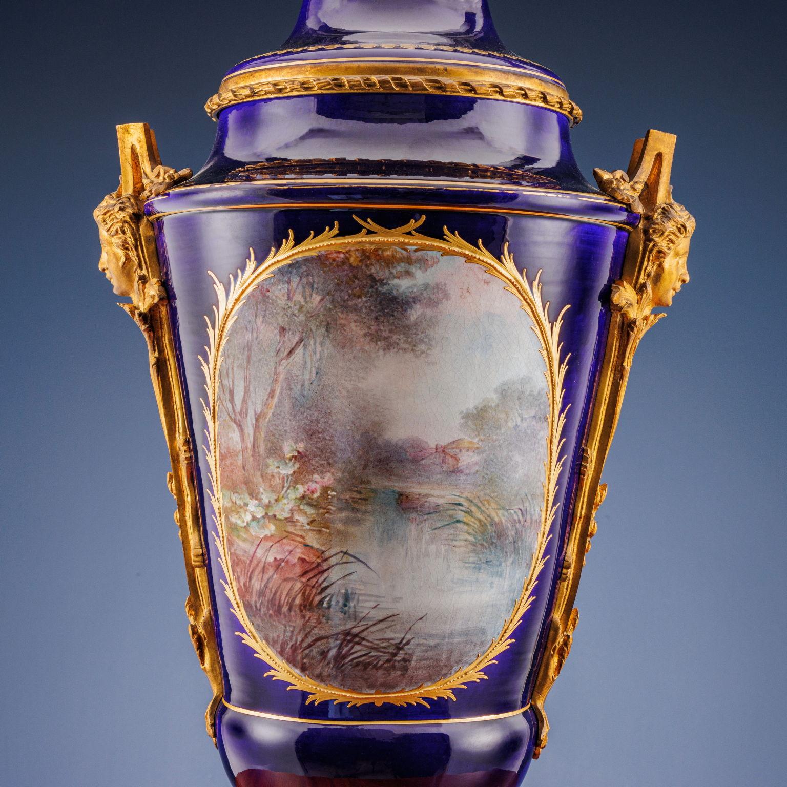 Sèvres Porcelain Vase, France, XIX Century For Sale 2