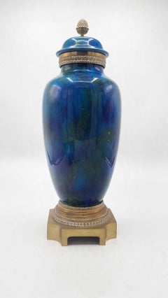 Sevres porcelain vase signed C.H