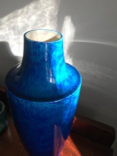 Sevres Powder Blue Flambe Vase