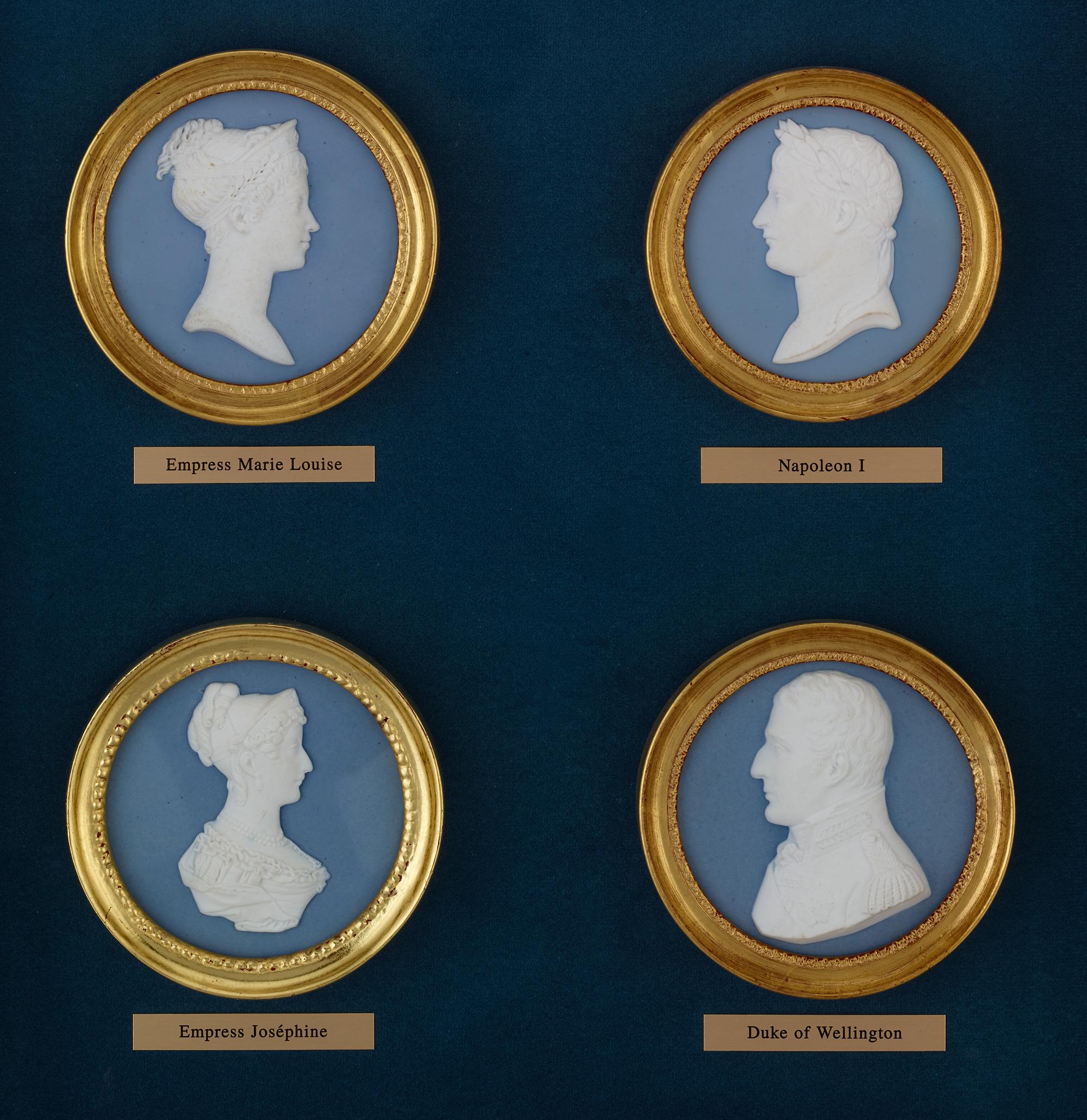 Sèvres Rulers of France Portrait Medallions For Sale 1
