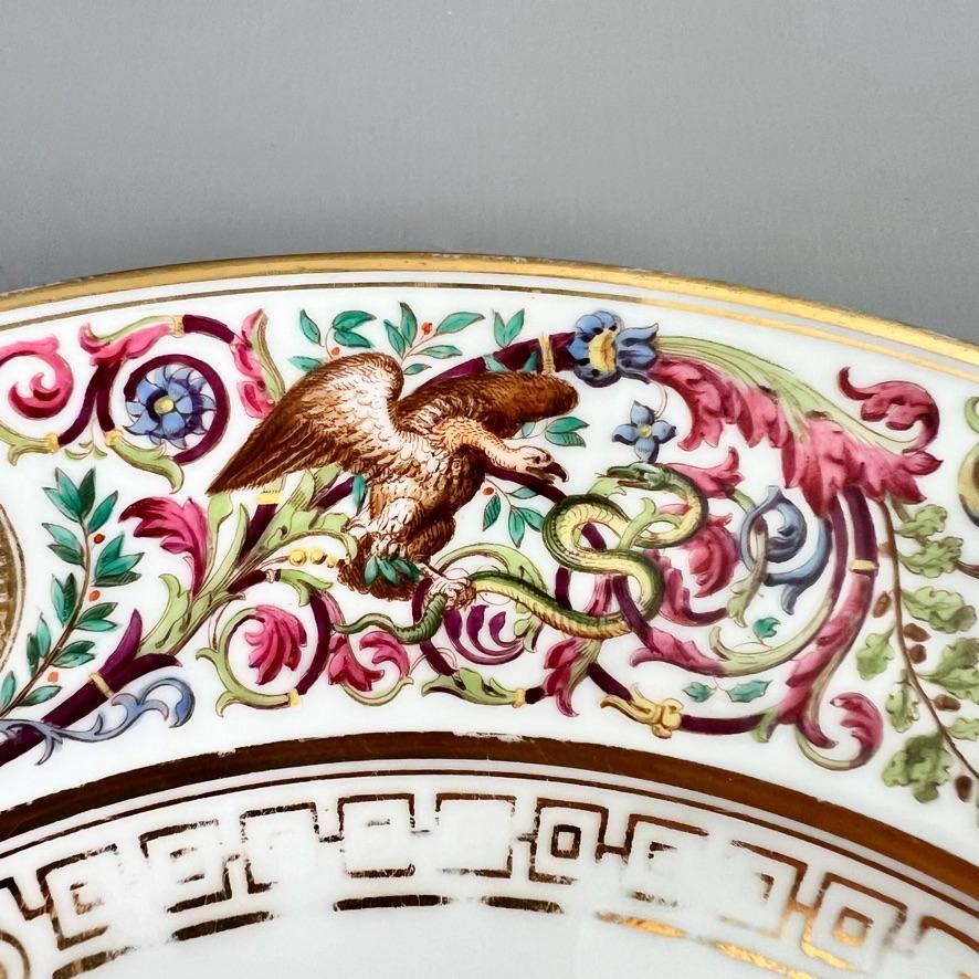 Sèvres - Ensemble de 6 assiettes en porcelaine du service de chasse royal, 1847 en vente 4