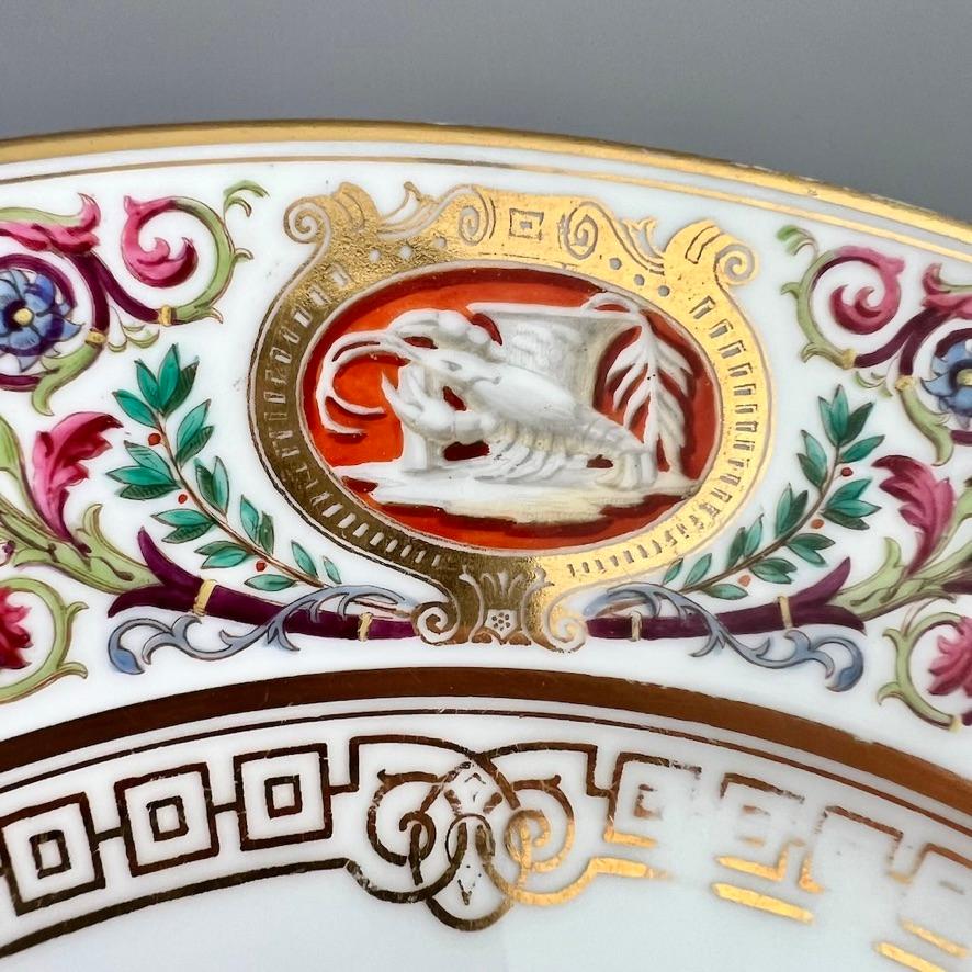 Sèvres - Ensemble de 6 assiettes en porcelaine du service de chasse royal, 1847 en vente 8