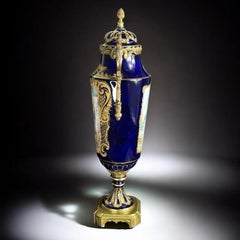 Sèvres style, antique porcelain vase signed E. Froger, France