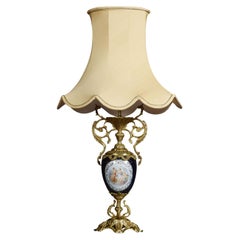 Sevres Style French Porcelain and Ormolu Table Lamp