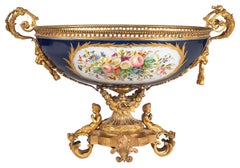 Sevres style porcelain Comport, circa 1890.