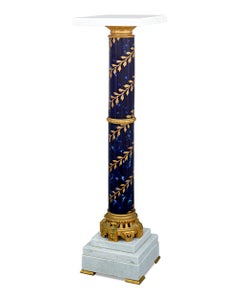Sèvres-Style Porcelain Pedestal