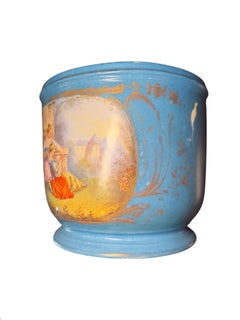 Sevres Style Porcelain Planter/Cachepot