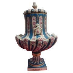 Antique Sevres style Porcelain Vase, France Early 20th Century 