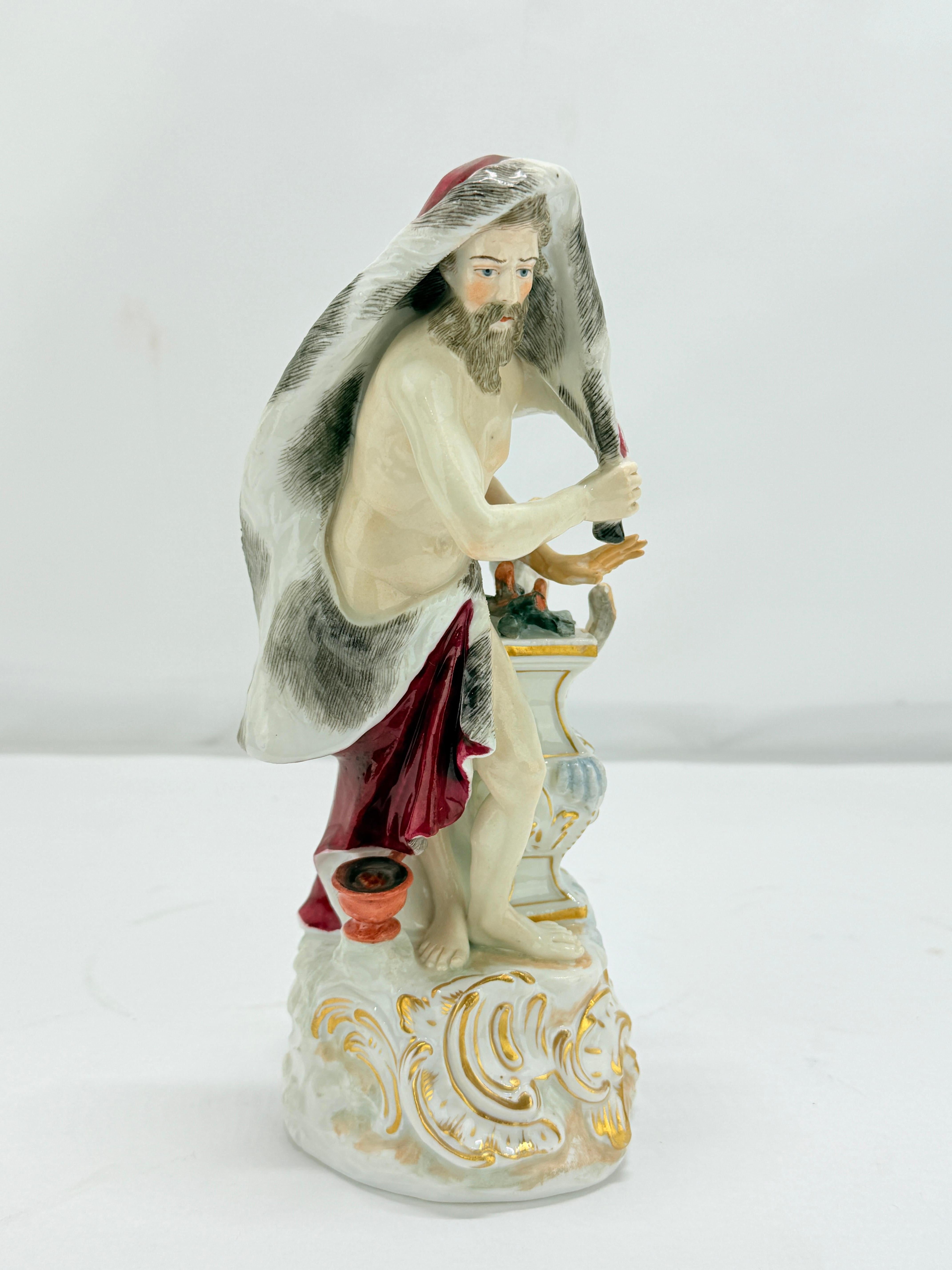 This exquisite porcelain figure, titled 