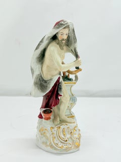 Figura de porcelana "Invierno" estilo Sevres según Friedrich Elias de Meissen
