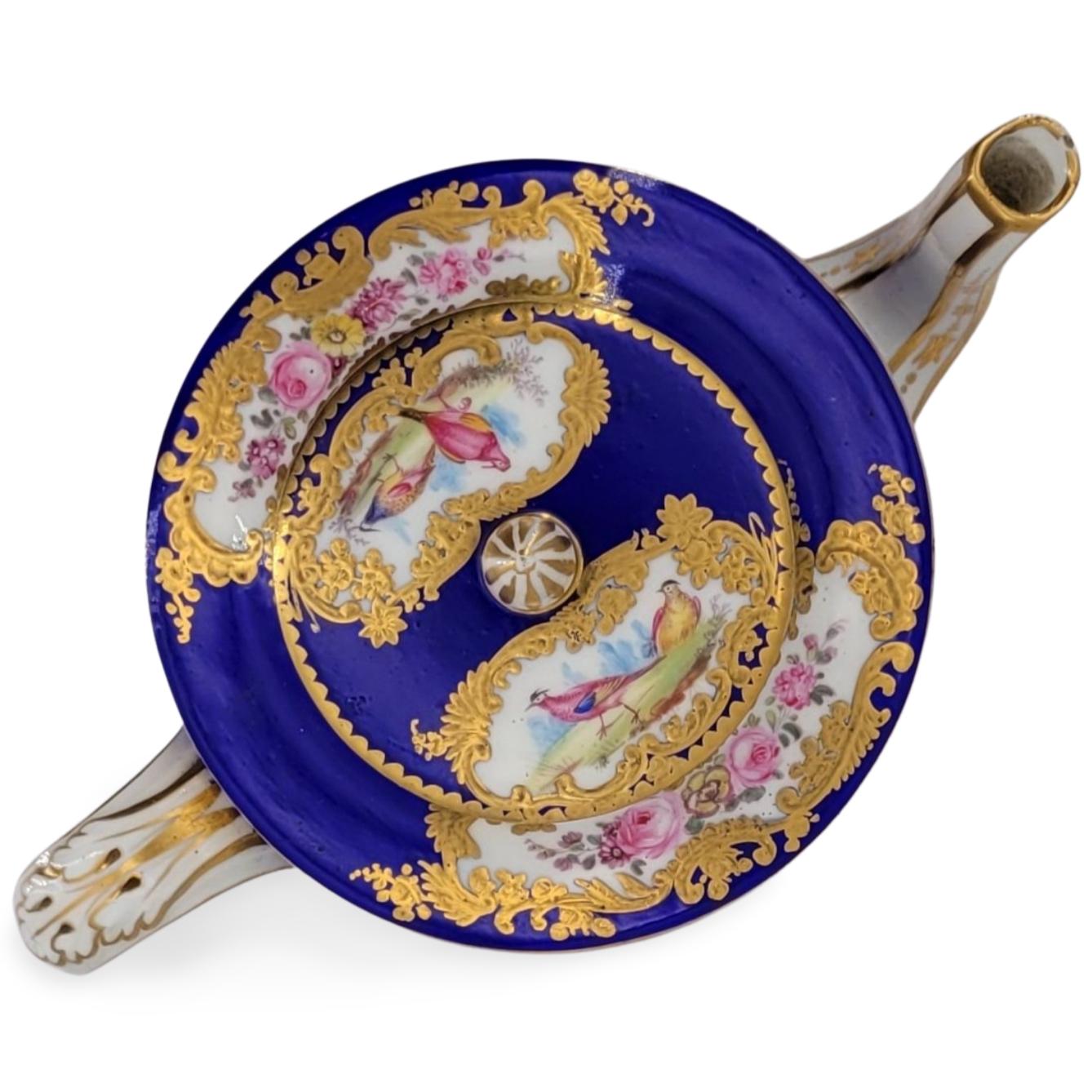 Sevres Teapot, Thomas Martin Randall Decoration, circa 1835 For Sale 3