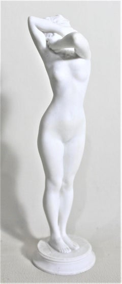 Sevres Theodore Riviere Art Deco Bisque Sculpture or Figurine of Phyrne