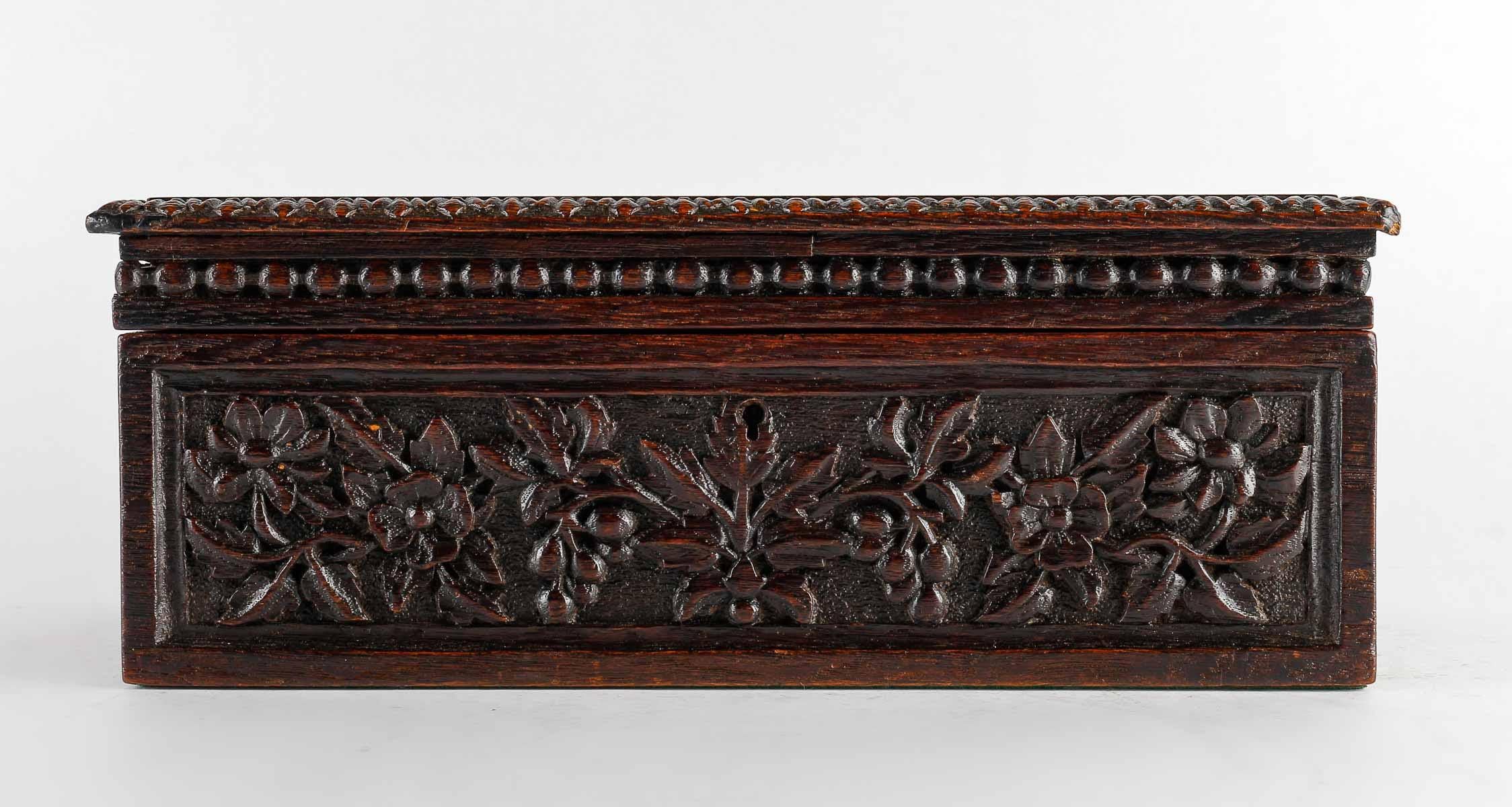 French Sewing Box, Chest, 19th Century, Napoleon III Period.