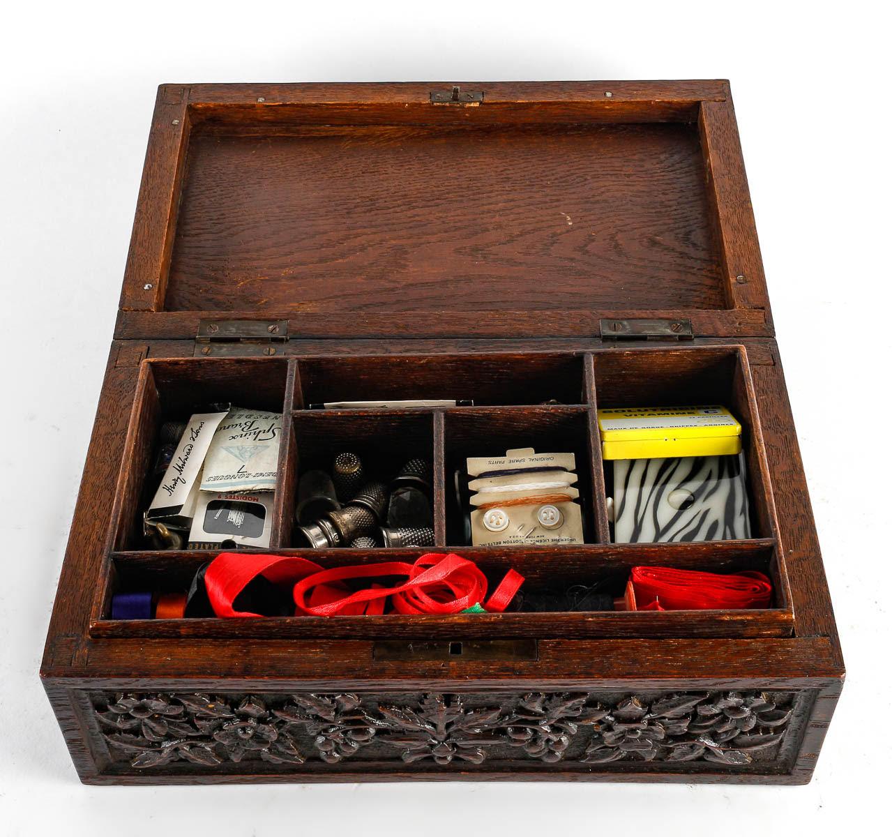 Sewing Box, Chest, 19th Century, Napoleon III Period. 4