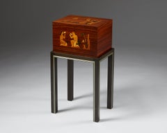 Sewing Box Designed by Birger Ekman for Mjölby Intarsia, Sweden, 1939