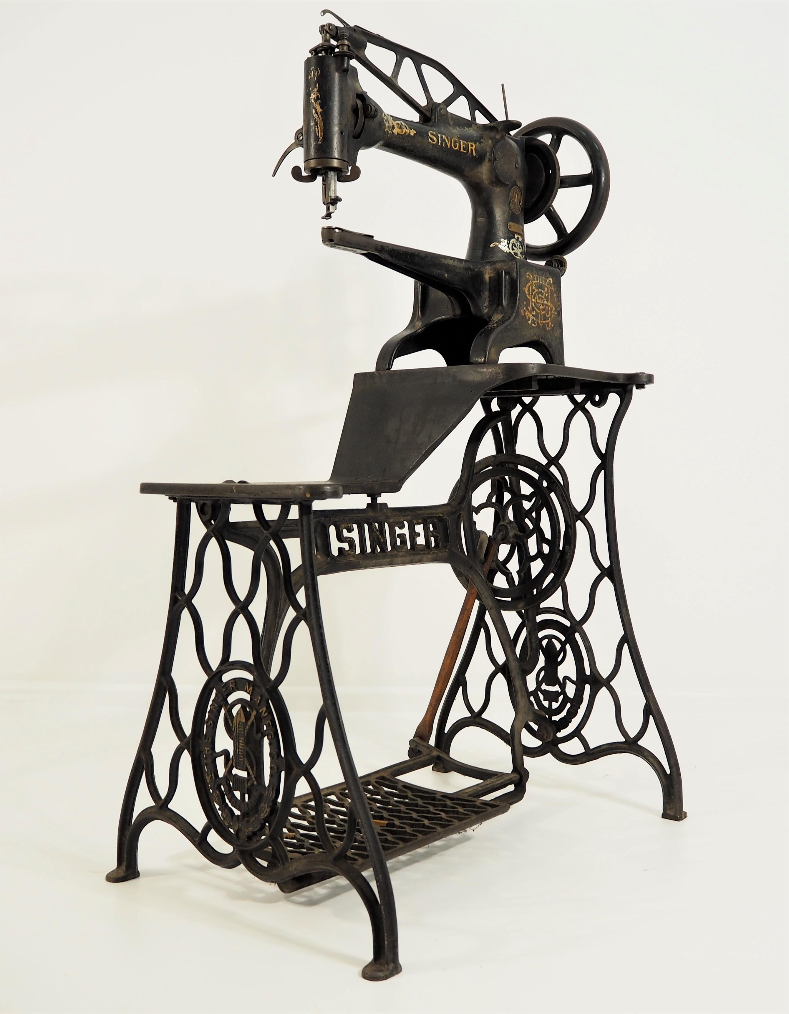 Steel Sewing Machine from Singer, circa 1920s
