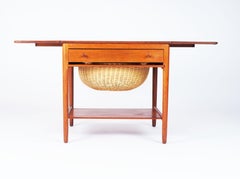 Sewing Table AT-33 by Hans J Wegner Made by Andreas Tuck, Denmark