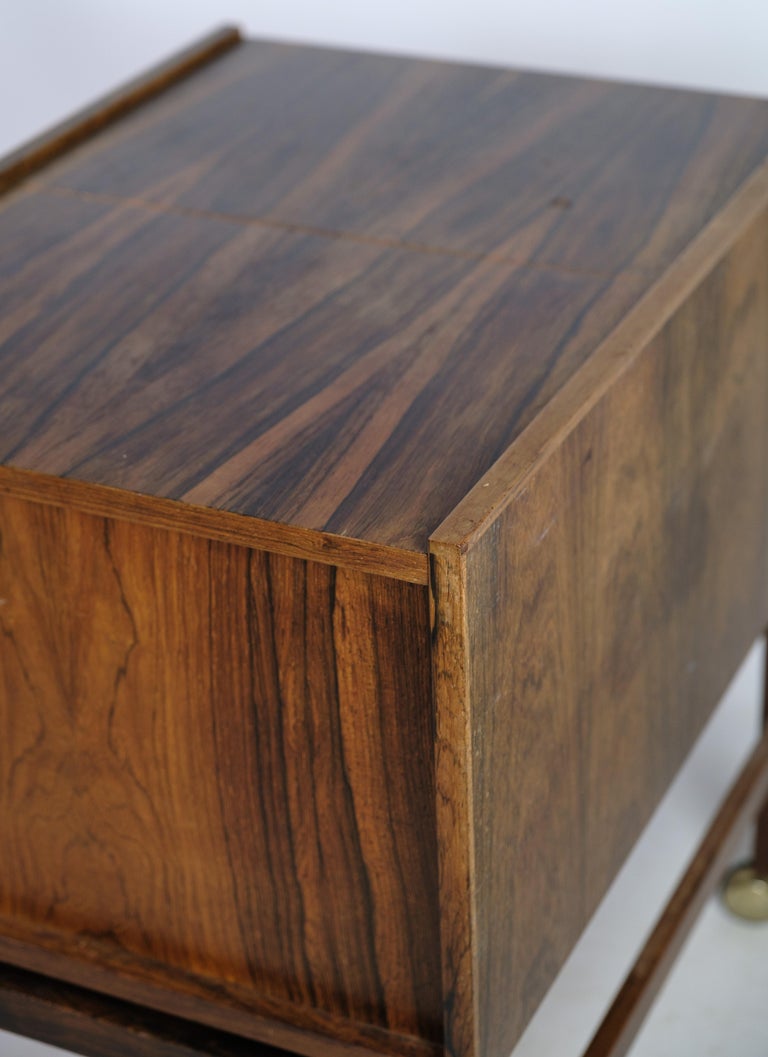 Sewing Table / Bar Table, Rosewood, Furniture Design, Denmark, 1960s For Sale 2